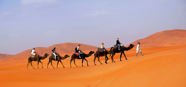 Erg chigaga camel ride